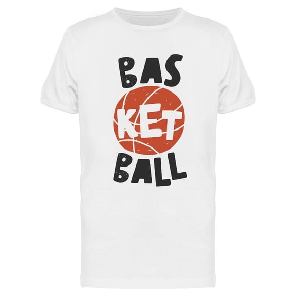 Basketball Hand Drawn Style T-Shirt Men -Image by Shutterstock, Male 3X-Large