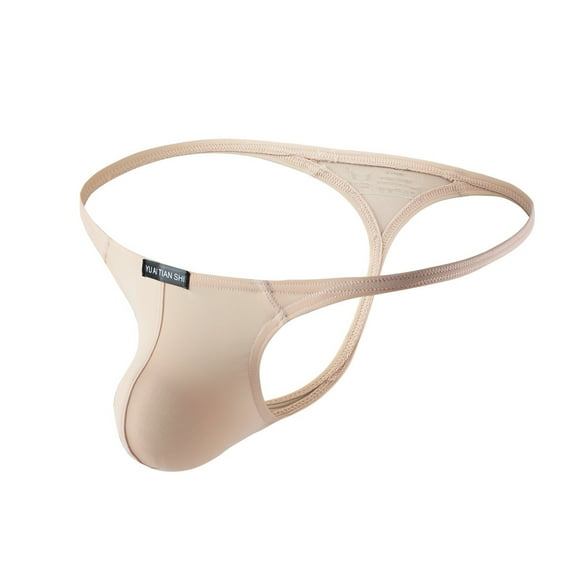 Ketyyh-chn99 Mens Jockstrap Underwear Breathable Comfortable Summer Men's Underpants Men's Underwear for L,Beige