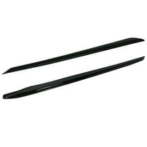 Ikon Motorsports Compatible with 19-23 BMW G20 M Sport Bumper M-Performance Side Skirt Gloss Black 2PC - ABS