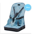 thumbnail image 2 of Asiento elevador de viaje para bebé, silla plegable para bebé, asiento de comedor de seguridad con correa para el hombro, 2 of 8