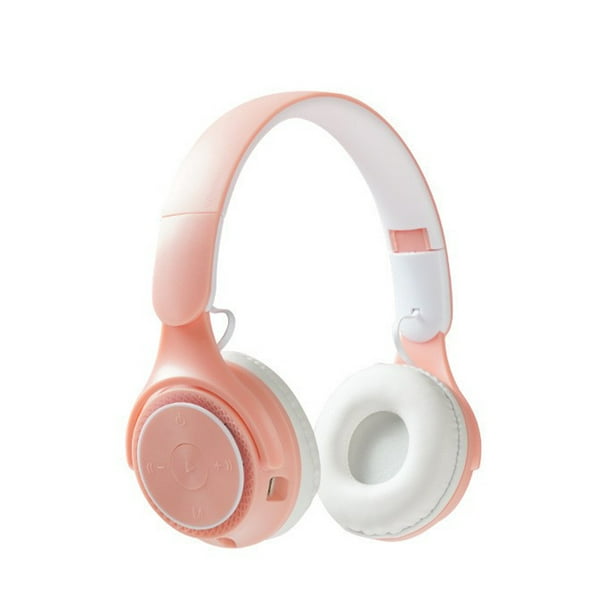 hoksml Electronics Bluetooth Headset Headset Bluetooth 5.0 Foldable Gaming  Wireless Headset Macaron Bass Call Headset Pink Clearance