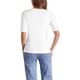 thumbnail image 3 of Camisetas básicas de verano casuales para mujer con cuello barco de manga corta INSPIRE CHIC, elásticas, color blanco, 3 of 6