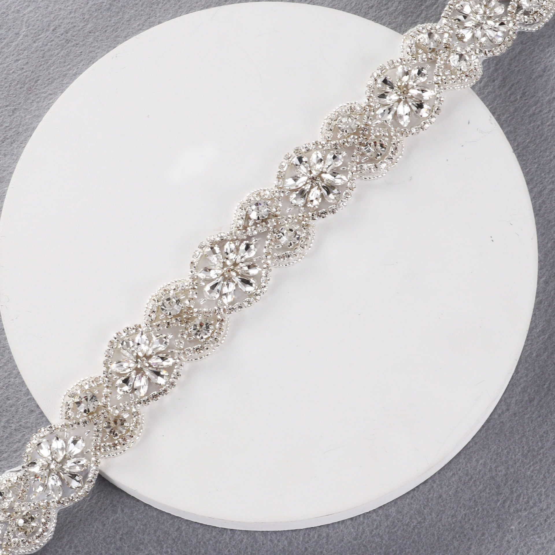 Cinturones de novia con diamantes de imitacion cinturon de dama de honor de vidrio accesorios para vestidos de noche Walmart en linea