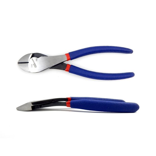 Pro America 7 in. Angled Bent Diagonal Cutters Dikes Wire Cutter Pliers
