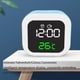 thumbnail image 3 of Inteprter Reloj de pared Digital LED, temperatura de la semana, visualización de la fecha, alarma, brillo ajustable silencioso, decoración del dormitorio Electrodomésticos Azul Inteprter HA083537-02B, 3 of 6