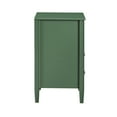 thumbnail image 3 of JERFIT Winston 2-Drawer Nightstand with Open Shelf, Antique Green Bedside Table, No Assembly Required, 3 of 10