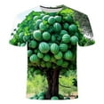 thumbnail image 2 of Chemise d'Été Imprimée 3d Melon D\'eau Hip Hop pour Hommes, Personnalité, Manches Courtes, Alternative à la Mode, Col Drôle, Grande Taille, Belle Chemise Deng, 2 of 7