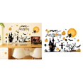 thumbnail image 4 of Decoraciones de Calcomanía de pared Decoración de ventanas Suministros para fiestas murciélagos Decoraciones de y calabazas Gloria Pegatinas de pared de Halloween, 4 of 9