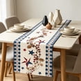 thumbnail image 6 of Memorial Day Table Runner, Linen Table Flag for Honoring Fallen Soldiers, Patriotic Tablecloth for Family Living Room, Decorative Dining Table Cover for Commemorative Events and Gatherings, 6 of 9
