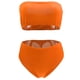 thumbnail image 2 of Conjunto de bikini tankini de playa para mujer, 2 piezas, sujetador push up sin tirantes y parte inferior L, 2 of 9