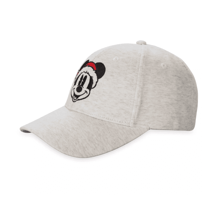 Disney Santa Mickey Baseball Cap, Heathered Fabric 