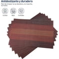 thumbnail image 2 of Set de Manteles Individuales Bluelander, 5 piezas, 45 x 30 cm, Marrón, 2 of 4