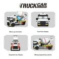 thumbnail image 4 of NEW Heavy Engineering Cement Mixer Fire Engine Mini Loader Truck Police Car Classic Model Building Blocks Sets Bricks Toy City, 4 of 10
