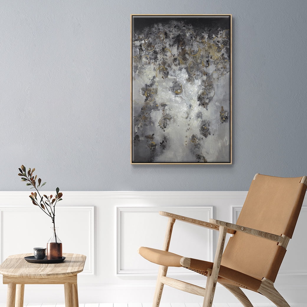 Meteor Showers Framed Premium Gallery Wrapped Canvas - Ready to Hang