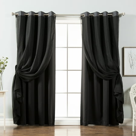 quality home crushed voile sheer solid blackout curtains light pink blackout curtains