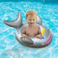 thumbnail image 4 of POINTERTECK Shark Swimming Ring Thickened PVC Children‘s Swimming Ring, 4 of 6