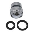 thumbnail image 1 of Conector de boquilla para grifo aireador giratorio 360, rosca macho de 22mm y hembra de 18mm, 1 of 3