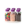thumbnail image 2 of 8 oz. Plastic Bottles with Purple Tamper Evident Caps, 6-pack, 2 of 4
