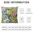 thumbnail image 6 of Jiayy Boho Pillow Covers Set of 2 Chinoiserie Blue And White Porcelain Vase Flower Throw Pillows Covers Bohemian Carpet Ethnic Floral Print Decorative Pillowcase Farmhouse Cushion Case, 6 of 6