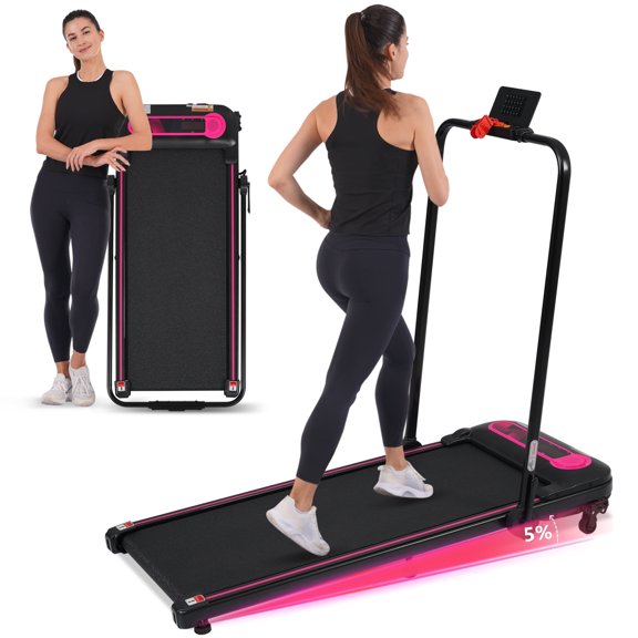 VLDTDRDI 2.5HP Walking Pad with 7.5mph Speed,Walking Treadmill With Incline,19.29"W Oversized Walking Pad for Home Office