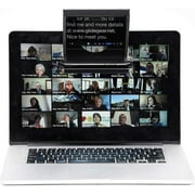 Little Prompter, The Original Compact Personal Teleprompter for Video Production. No Studio Required. Perfect for DSLRs, Webcams, and Built-in Laptop Cameras. Use with iOS or Android.