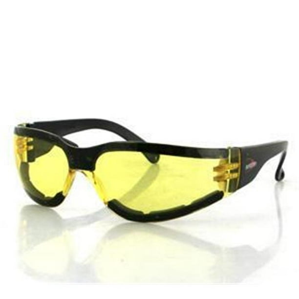Eyewear, Shield III Sunglasses, Antifog Yellow Lens, ANSI Z87 ESH303