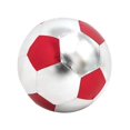 thumbnail image 3 of Siruishop 25cm Inflatable Soccer Ball Glossy Training for Club Competition Sports Gift Red, 3 of 8