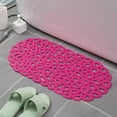 thumbnail image 4 of Uuiauoio Bathtub Mat Non Slip, Oval Bath Mat for Tub with Suction Cups and Drain Holes, Machine Washable Tub Shower Mats for Bathroom, Easy Dry, 4 of 6