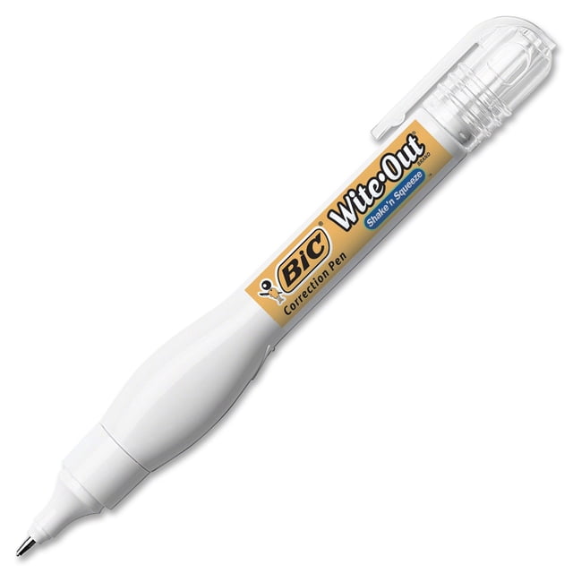 Bolígrafo corrector BIC WOSQP11 Shake 'n Squeeze 8 ml blanco