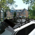 thumbnail image 3 of Universal Roof Rack Basket Car Top Luggage Carrier Cargo Holder Travel 48'' x 40'', 3 of 12