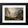 thumbnail image 2 of School Of Thomas Hill 14x11 Black Modern Framed Museum Art Print Titled - Valley Landscape, 2 of 5