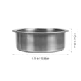 thumbnail image 2 of Raindrops 4Pcs Stainless Steel Soup Basin for Home Kitchen Easy Stack Storage and Fruit Washing Bowl, 2 of 6