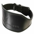 thumbnail image 2 of Victor Fitness 100% Top-Grain Leather Heavy-Duty Weightlifting Belt + 24" Unpadded Weightlifting Wrist Straps, 2 of 5