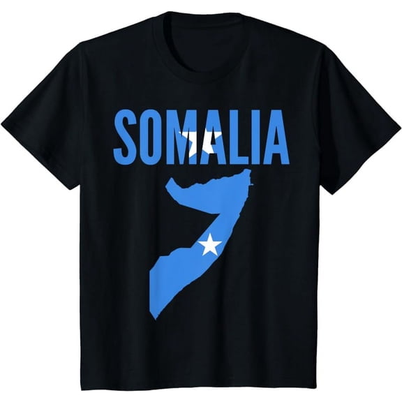 Somali - Somalia Country Map Flag T-Shirt