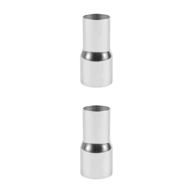 relayinert High Performance Car Exhaust Reducer Easy To Install Stainless Steel Connector Pipe Better Fuels Efficiency Stylish 51MM-63MM 2Set