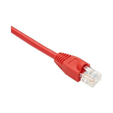 UPC: 0893339022429 | Unirise Cat.5e Patch Network Cable – 3 ft Category 5e Network Cable for Network Device – First End: 1 x RJ-45 Network – Male – Second End: 1 x RJ-45 Network – Male – Patch Cable – Red