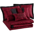 thumbnail image 3 of Chezmoi Collection Noble 7-Piece Jacquard Oriental Comforter Set, 3 of 5