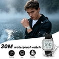 thumbnail image 4 of SKMEI Mens Digital Watch Sports Waterproof Outdoor Large Face Military Watches for Men with Stopwatch LED Back Ligh Alarm, 4 of 9