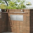 thumbnail image 4 of 29.5" Stainless Steel Outdoor Kitchen Drawers - Double Horizontal BBQ Storage for Grill Islands & Patio Stations (Weatherproof), 4 of 11