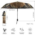 thumbnail image 3 of FORMRS Travel Umbrella Folding Auto Open Close Windproof Rain UV Protection, Cows and Flowers, 3 of 8
