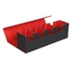 thumbnail image 3 of Caja organizadora para guardar mazos de cartas, álbum de 5 compartimentos para cartas TCG MTG negro rojo, 3 of 9