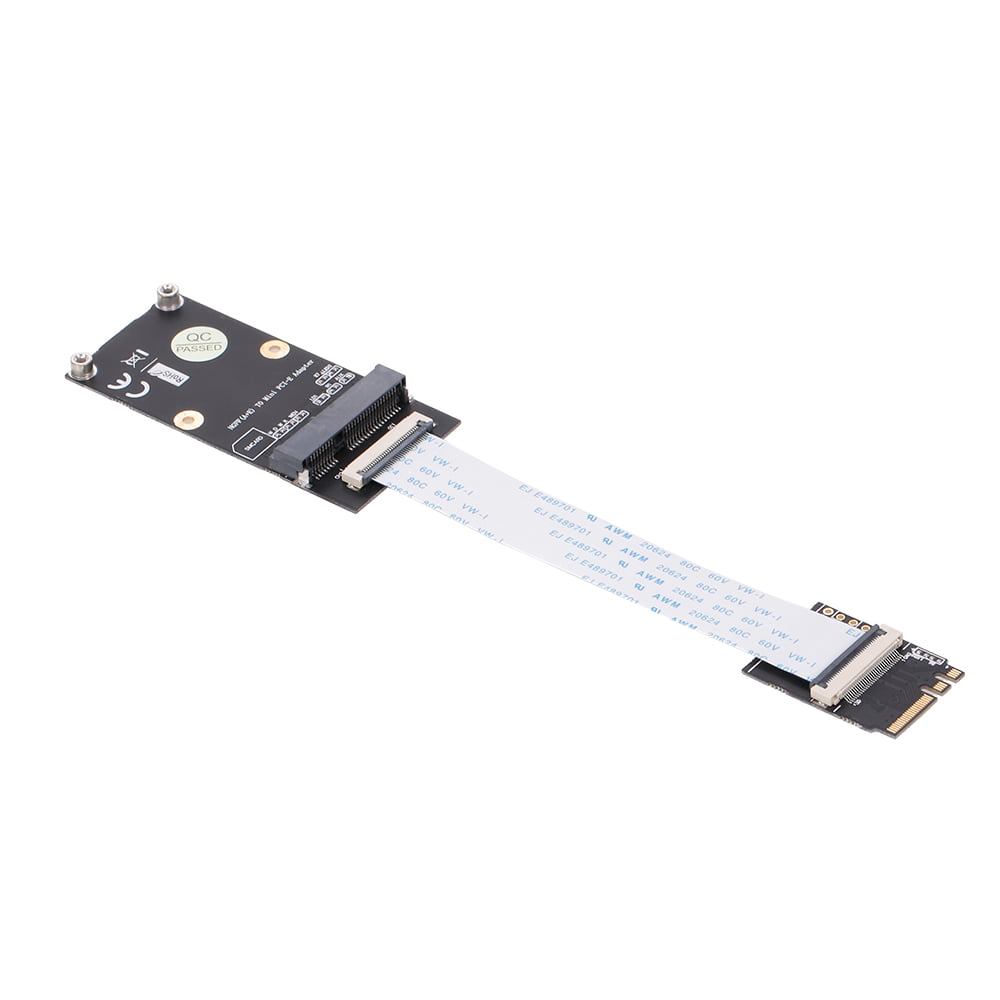 2P PCI-E Half to Full Size Extension Card Wireless WIFI WiFi PCI Adapter Bracket 