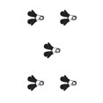 thumbnail image 3 of Jumpingount 1 par de guantes para niños pequeños, adorables, cómodas fundas para mantener el calor, accesorio de ropa, cubierta para los dedos Negro 5Conjunto, 3 of 6