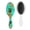 White-705, variant on Tropical Pineapple Hair Brush, Hawaiian Fruit Pattern Detangling Paddle Brush, Summer Yellow Print, Soft Bristle Brush for All Hair Types