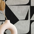 thumbnail image 4 of (2 pack) Roommates Studio Black Caden Peel and Stick Wallpaper 30.75 Sq. ft, 1 Count, 4 of 11