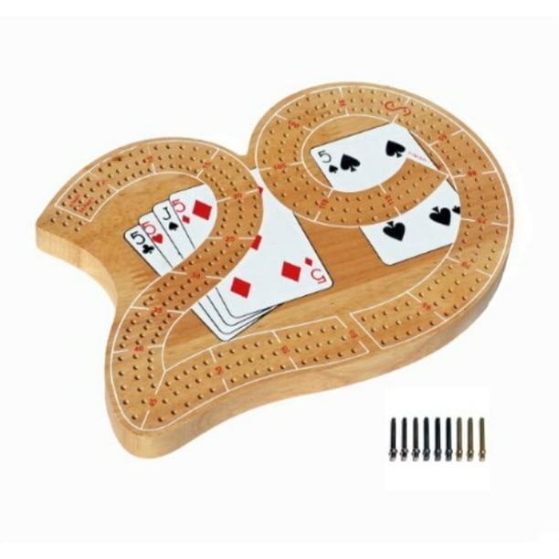 Classic 29 Cribbage Set Solid Wood 3 T