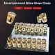 thumbnail image 5 of Clear Shot Glass Chess Set, Glass Chess Board 32X Cups Pieces, Drinking Sho, 5 of 5