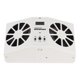 thumbnail image 4 of Dingln Solar del Coche Accionado De Escape del Ventilador del Refrigerador De Aire del Ventilador De Refrigeración del Radiador Blanca, 4 of 5