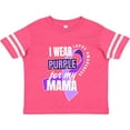 thumbnail image 3 of Inktastic I Wear Purple for My Mama Lupus Awareness Boys or Girls Toddler T-Shirt, 3 of 5