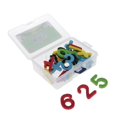 thumbnail image 1 of Imanes magnéticos del alfabeto, números, juguete - Refrigerador educativo, divertido aprendizaje, imanes de plástico para peque Sunnimix Pasta de letras magnéticas, 1 of 8